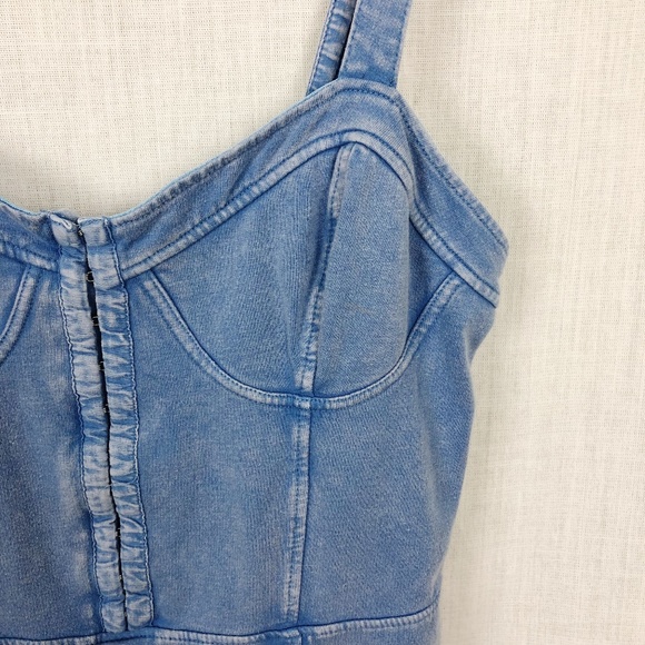Intimately Free People Blue Corset Bodycon Mini M - Picture 5 of 8